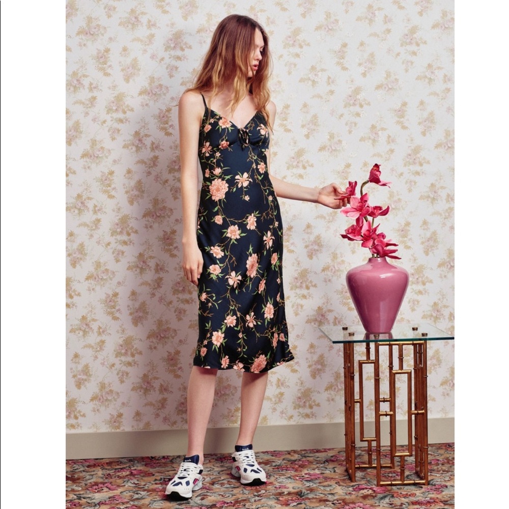 Urban Outfitters Betsy Satin Dress Medium